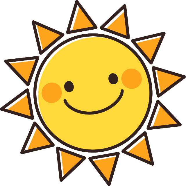 Vorlage: かわいい太陽(おひさま)の無料フリーイラスト - イラストストック Foto zu かわいい太陽(おひさま)の無料フリーイラスト - イラストストック