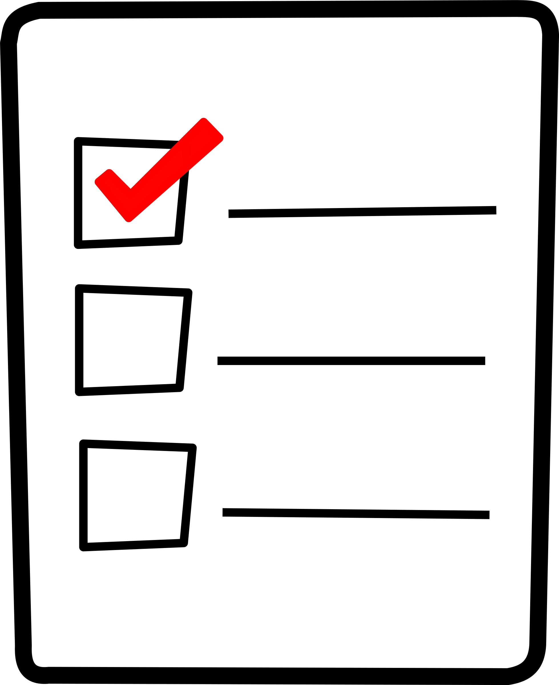 Clipart - Liste / List Illustration 