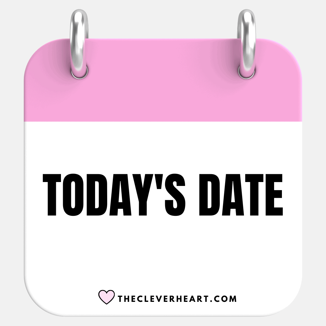  Today’S Date Printable 